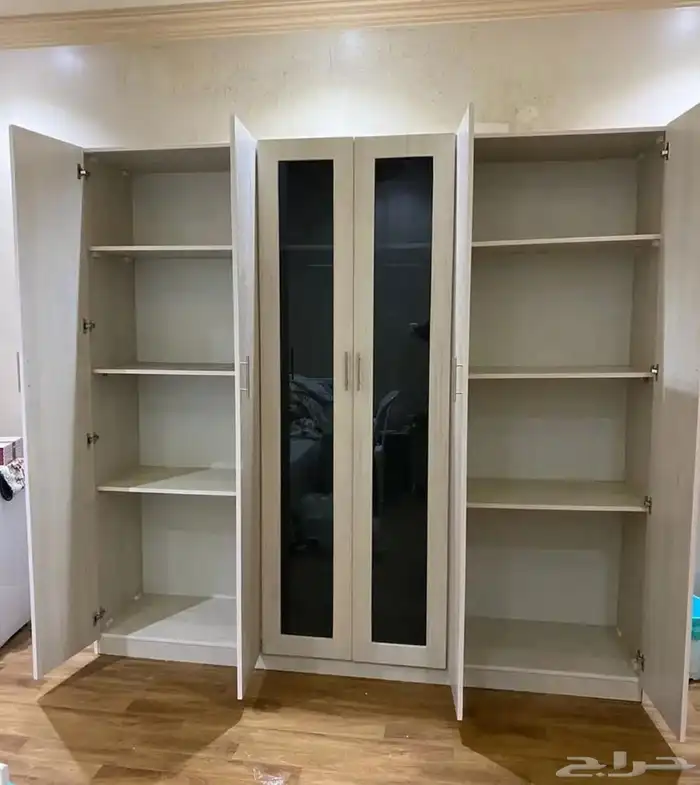 يتوفر دواليب خشب نوعيات ممتازة بجميع الألوان والمقاسات 5