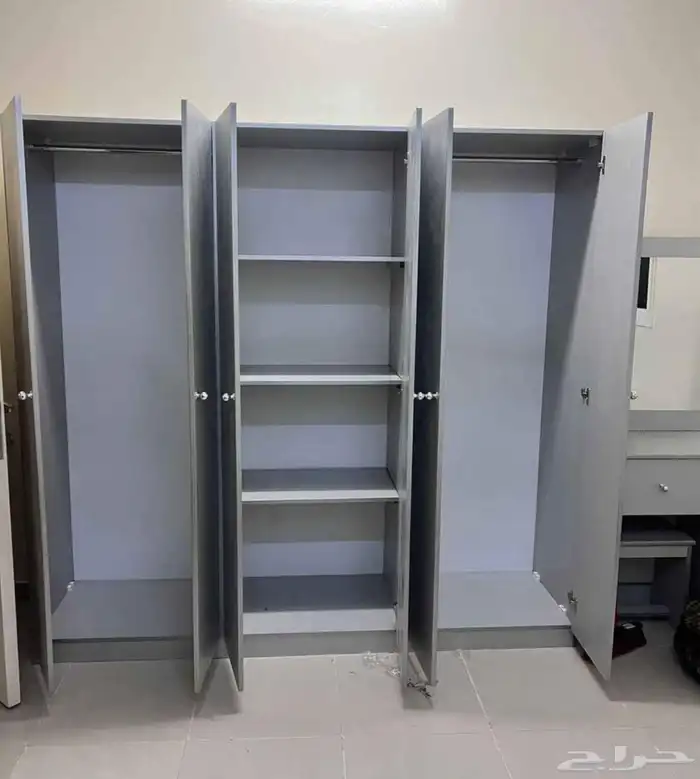 يتوفر دواليب خشب نوعيات ممتازة بجميع الألوان والمقاسات 4