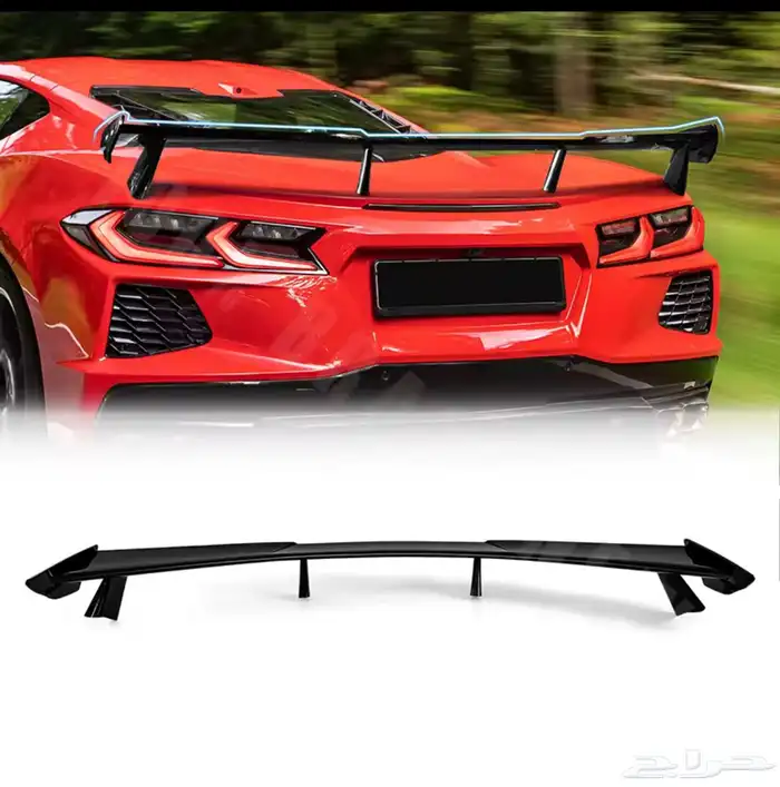 C8 كورفيت corvette جناح لحية سمكات 2