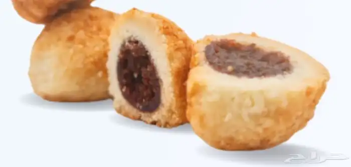 عرض كرات التمر بسمسم بحشوة الطحينة 19 ريال بس والكليجا 19 5