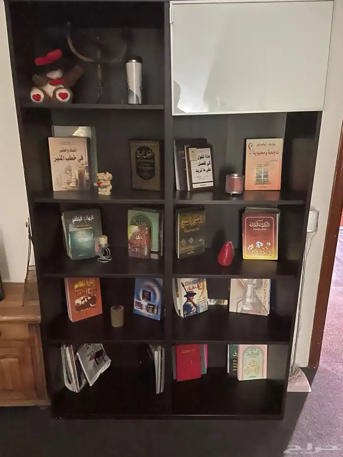 دولاب مكتبة مع دولاب أدراج للتلفزيون 1
