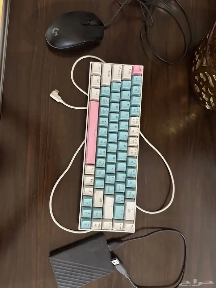 هارديسك2 تيرا   ماوس لوجيتك   كيبورد 1