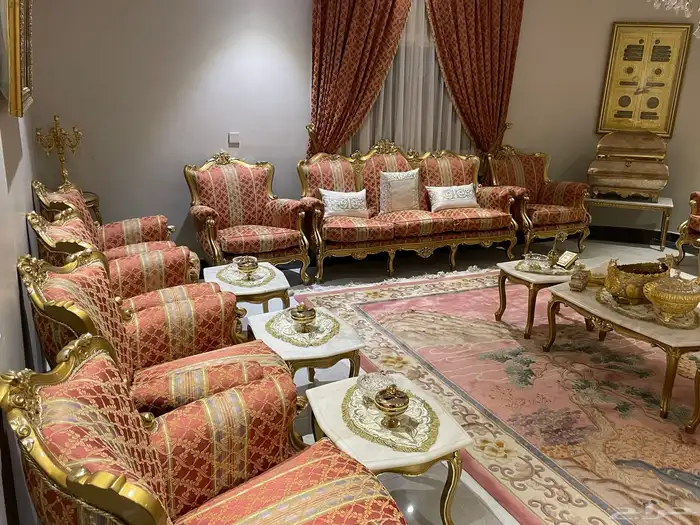 صالون ضيوف فاخر متكامل - استخدام نظيف جدا 2