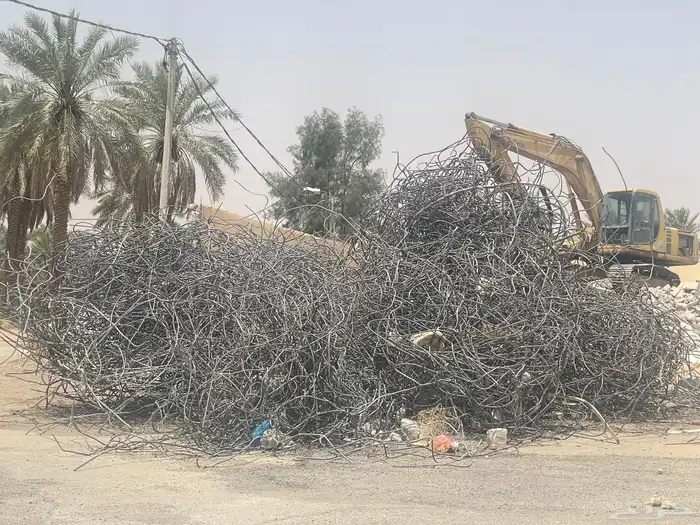 للبيع حديد صافي خرده تسليح نظيف وكميته كبيره 2