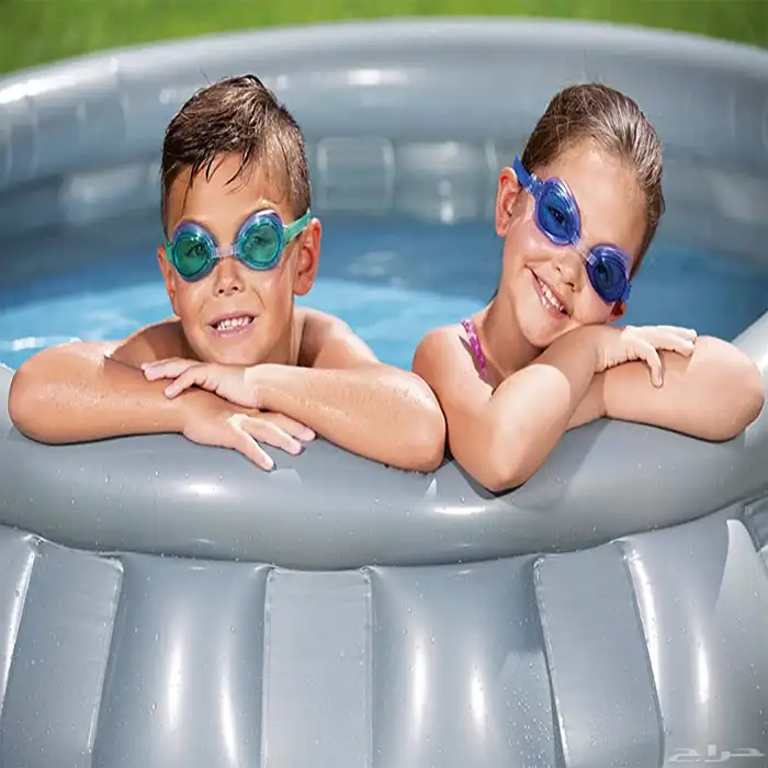 مسبح أطفال من بيستوي - مسبح نفخ بتصميم دائري بعدة مقاسات 1