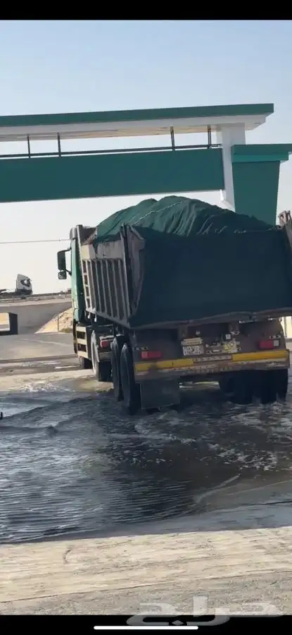 رمل كنكري اسفلت مقروش جميع المواد متوفره 4