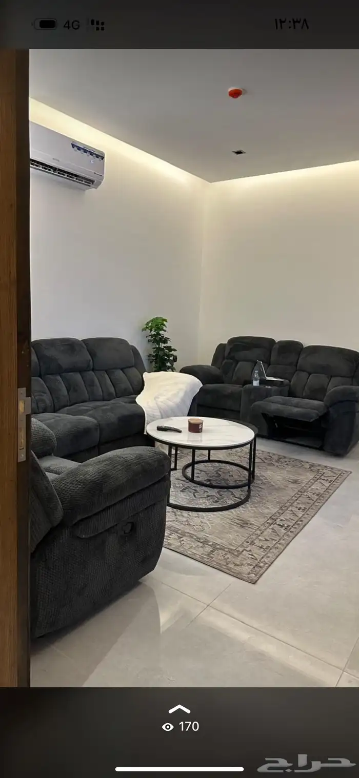 اثاث شبه جديد كنبات وغرف نوم اباجورات 12