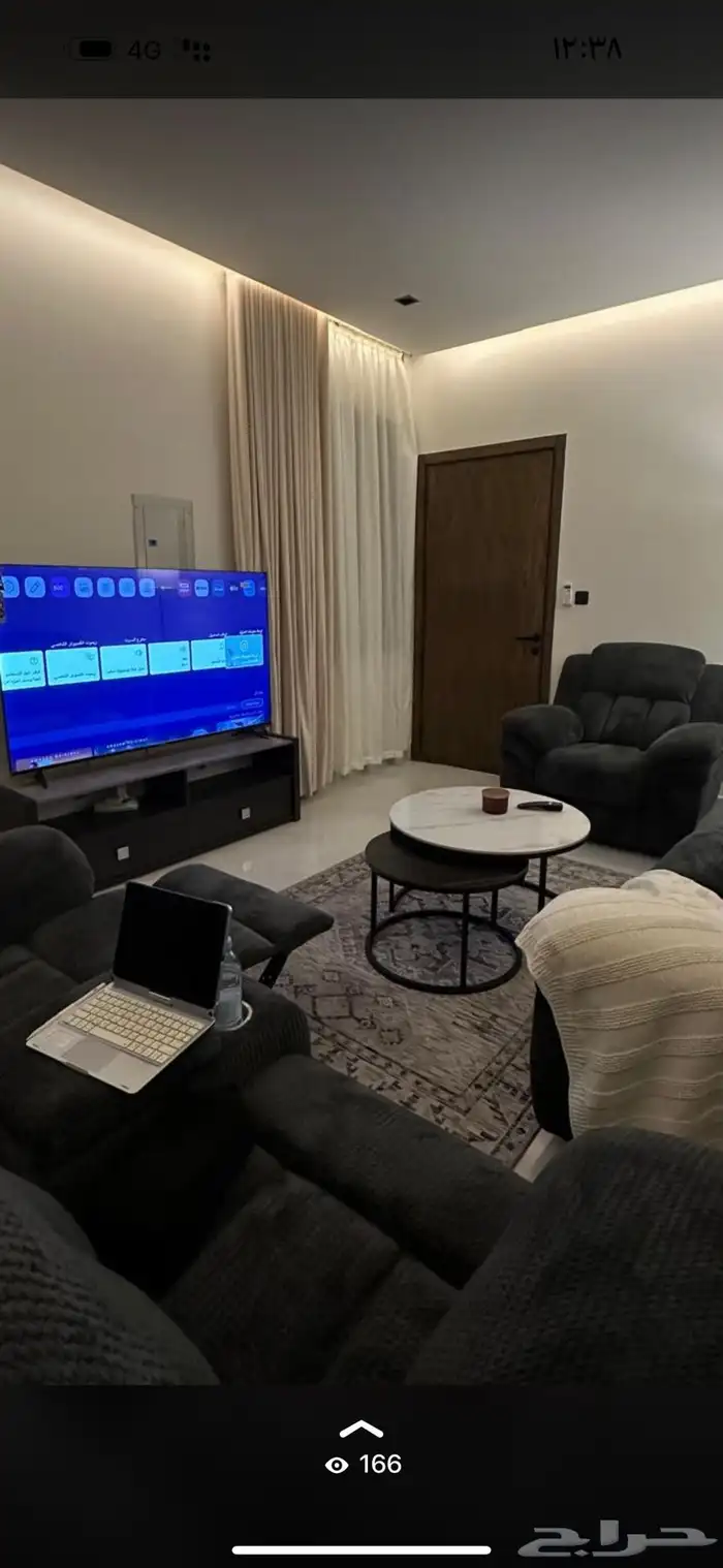 اثاث شبه جديد كنبات وغرف نوم اباجورات 11