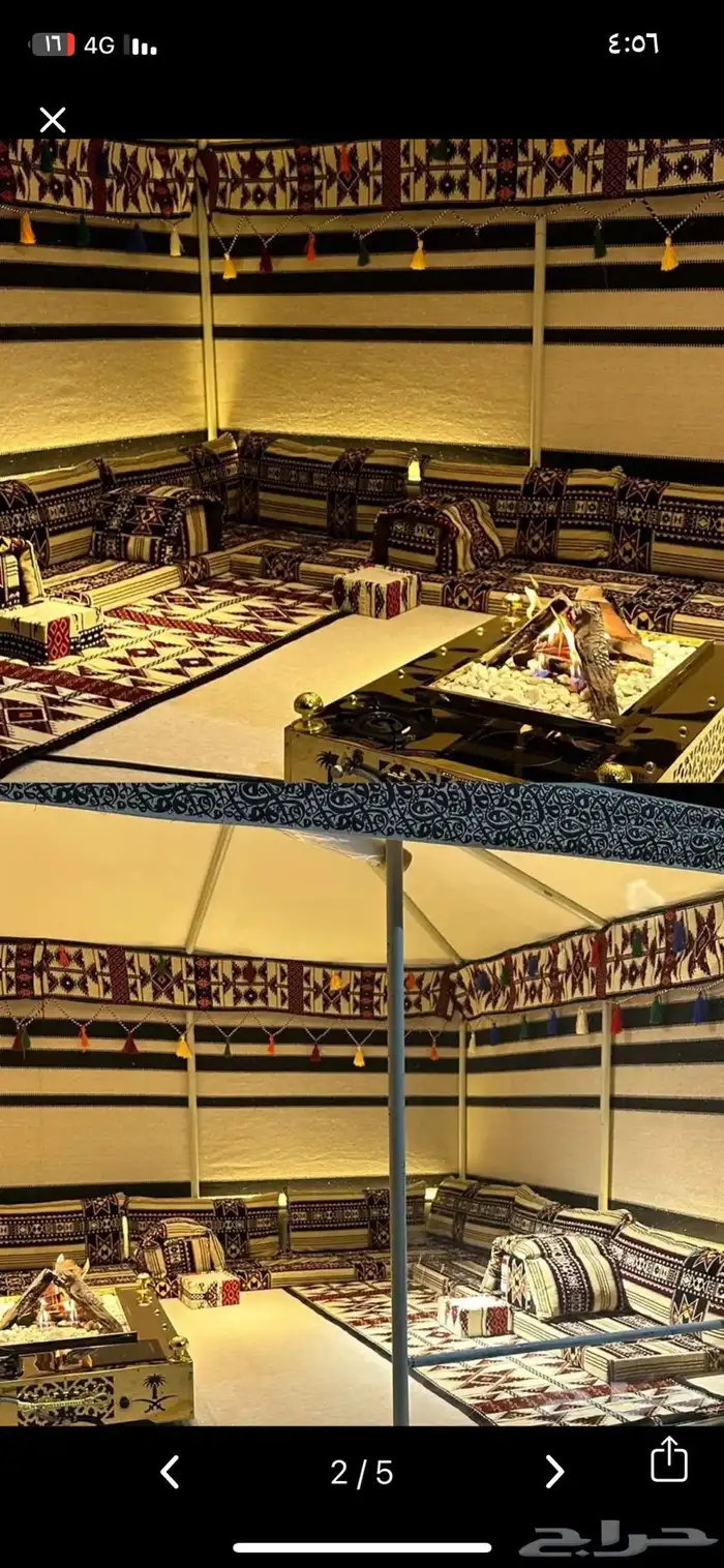 خيمة ثابتة بدون اطناب 2