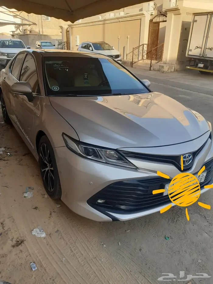 كامري هايبرد2020 فل ممشى 208 كيلو .. 0