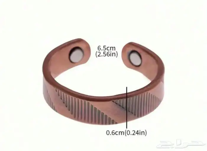 خواتم واساور نحاسيه مغناطيسيه علاجيه خاتم و سوار نحاس 1