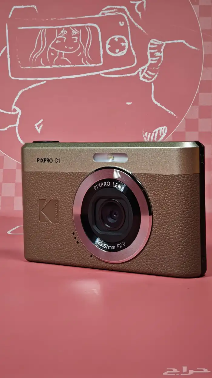 كاميرا ديجيتال كوداك (جديده) شاشه متحركه جميع الملحقات معها 6