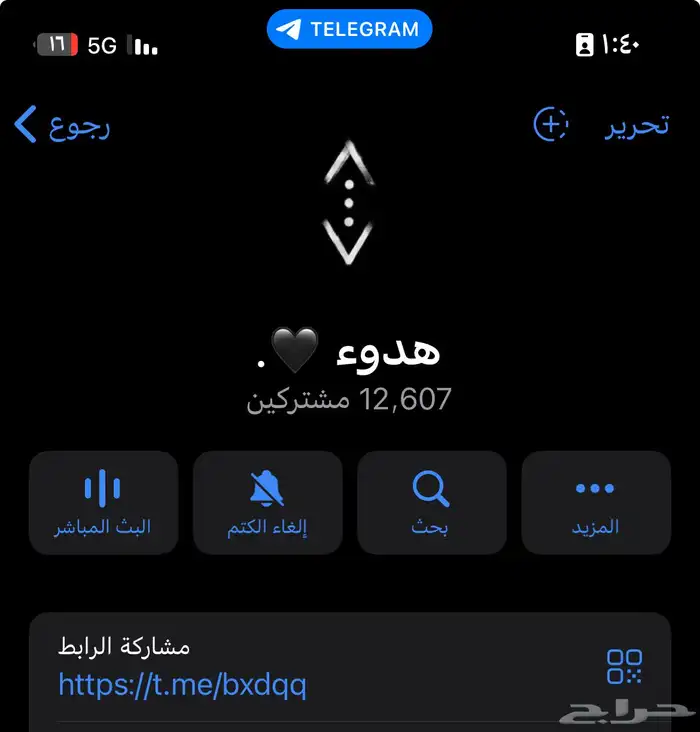 قناة تلجرام 12 الف تم البيع 0