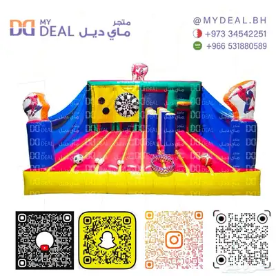 بيع وايجار-نطيطات -زحاليق - ملاعب صابونية - ترامبولين -مسابح 11