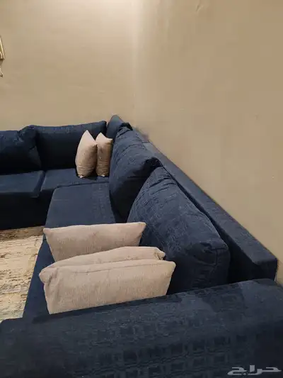طقم كنب للبيع حرف L من اليسار لليمين 1