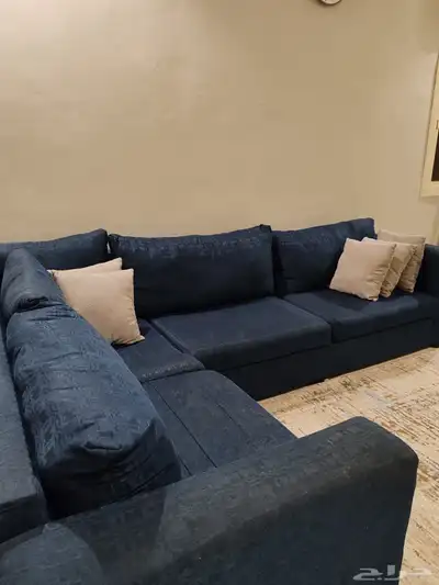 طقم كنب للبيع حرف L من اليسار لليمين 0