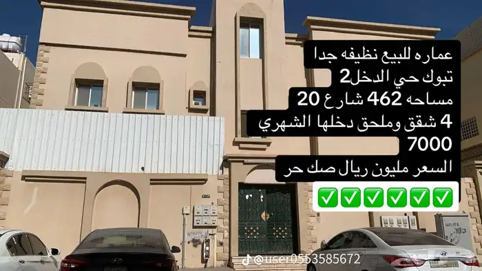 للبيع فلتين روف حي الشفا شارع 30 10