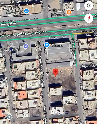 ارض سكنية للبيع مساحة 645 متر ظهيرة هايبر بيشيه الحمدانية 0