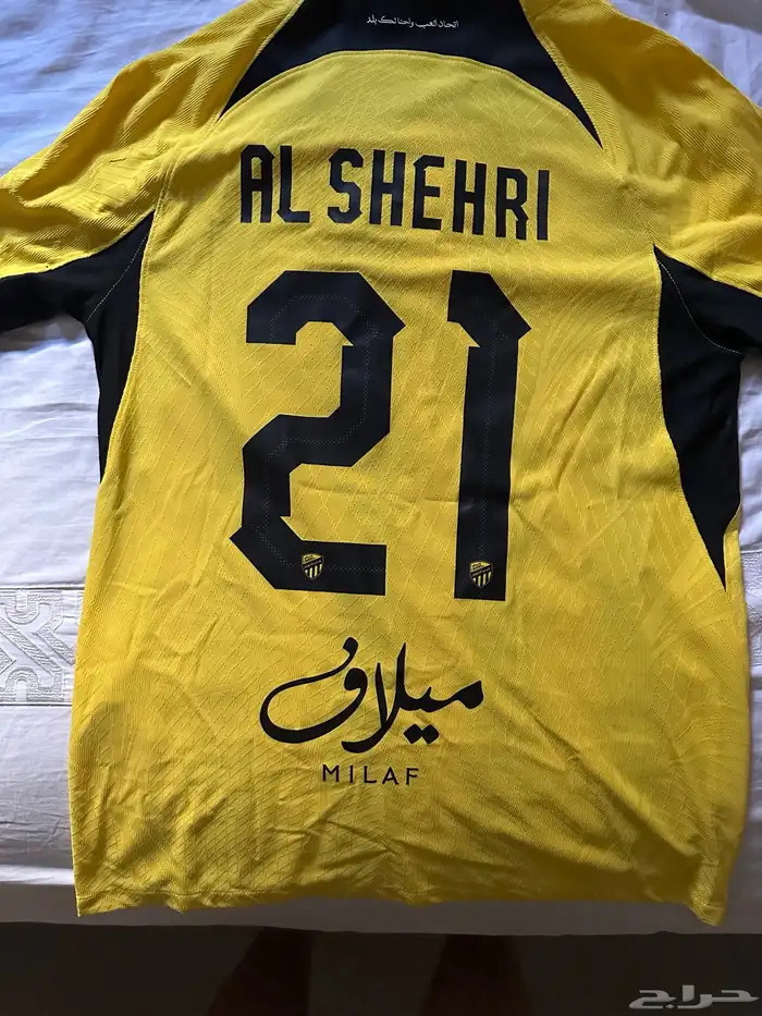تيشرت لاعب نادي الاتحاد صالح الشهري 2025 1