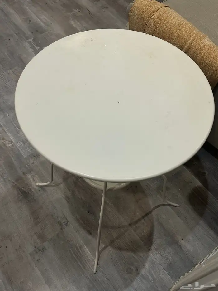 طاوله جانبيه بيضاء 3