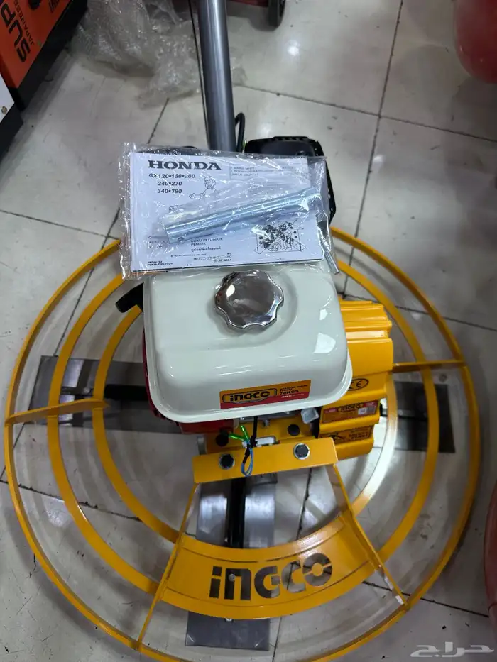 مروحة خرسانة محرك هوندا Gasoline Power Trowel 4