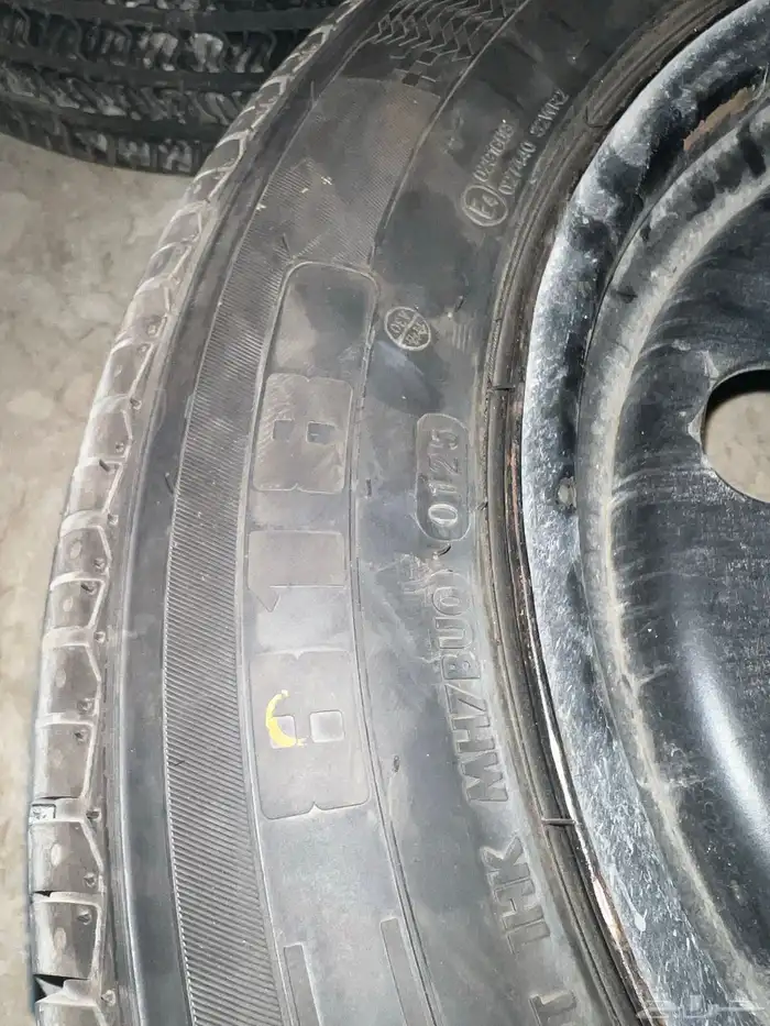 طقم جنوط بوليسي اصلي فورد مع كفرات وطيس 5