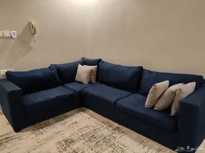 طقم كنب للبيع حرف L من اليسار لليمين 2