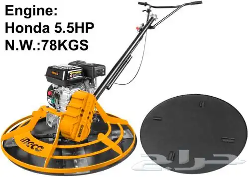 مروحة خرسانة محرك هوندا Gasoline Power Trowel 0
