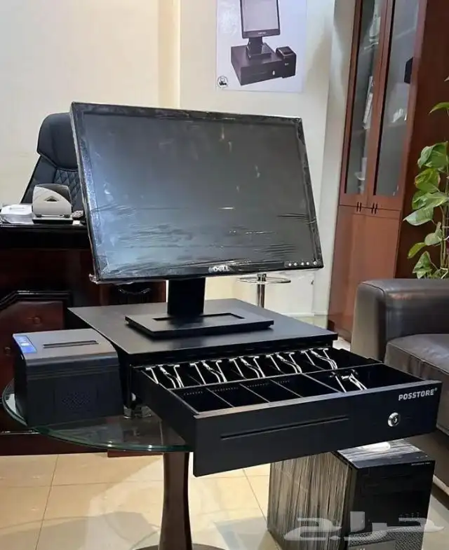 جهاز كاشير مستعمل مع برنامج معتمد بجميع معدات مع ضمان 2