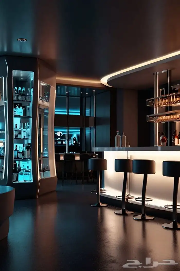 تصميم-تنفيذ-غرف بارتي-شاليهات-اكواخ-ديكور-اضائة-RGB-ستيج 6