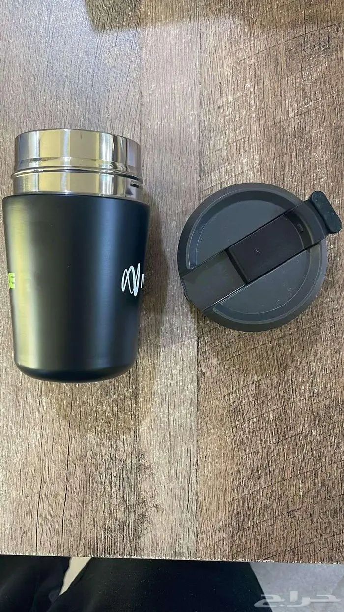 كوب حراري للمشروبات الساخنة والباردة - مع غطاء لولبي - جديد 1