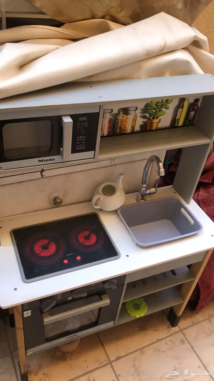 مطبخ اطفال خشب 0