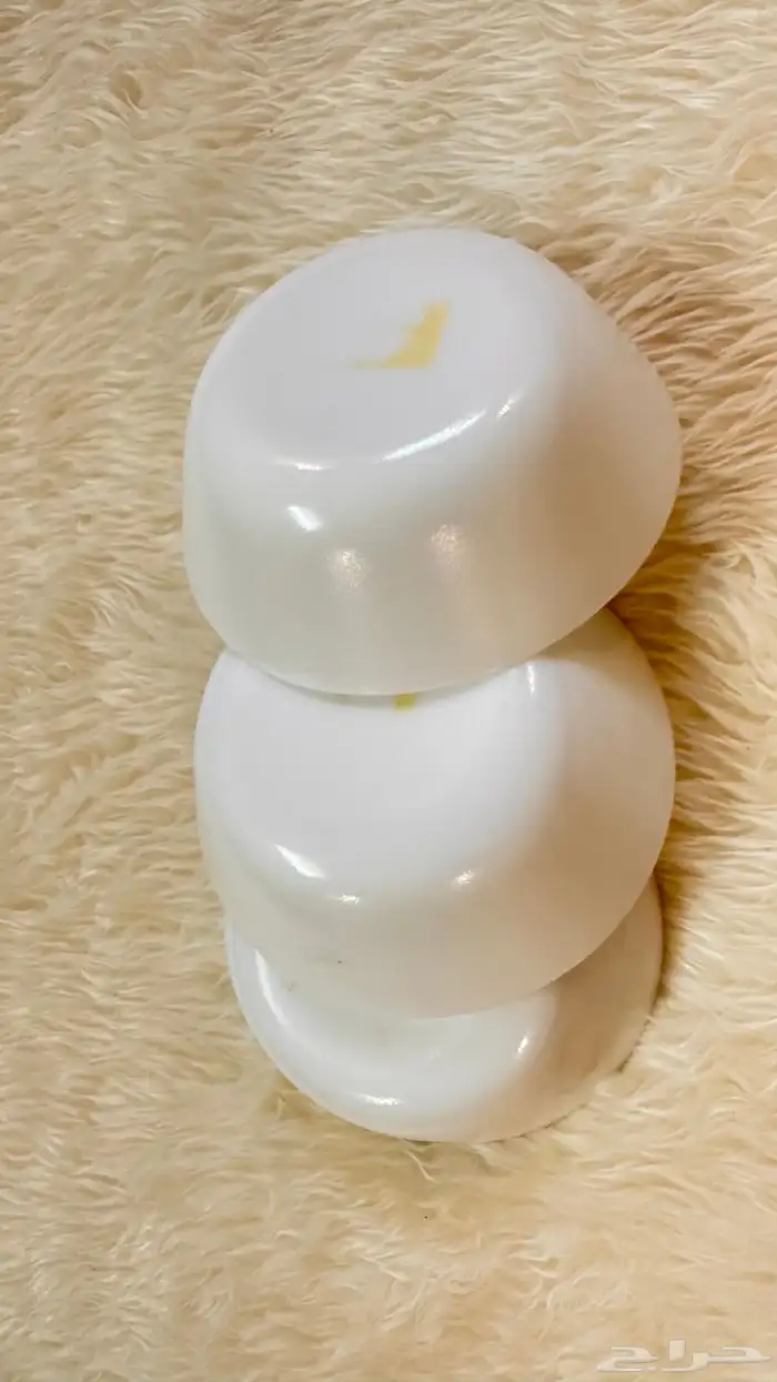زبادي ملونة   زبادي ابيض اللون من ايكيا جديد لم يستخدم مخفض 3