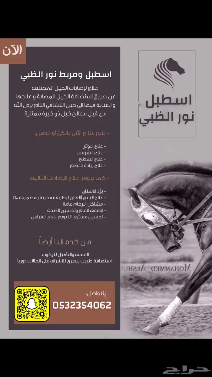 يقدم عرض الايوا أسطبل نور الظبي ب 550 ريال 1