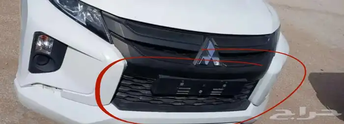 متسوبيشي l200 شبك صدام اصلي وكاله 1