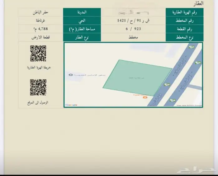 للبيع مجموعة قطع تجارية على شارع الملك عبدالعزيز 3