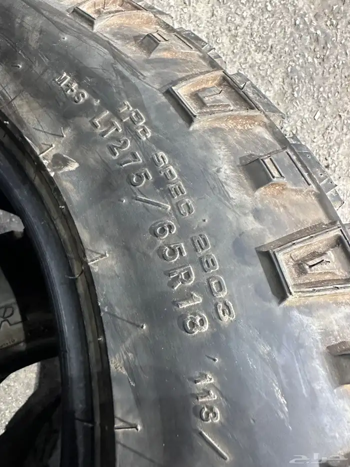 كفرات جودير امريكي 275.65.18 تاريخ 22 7