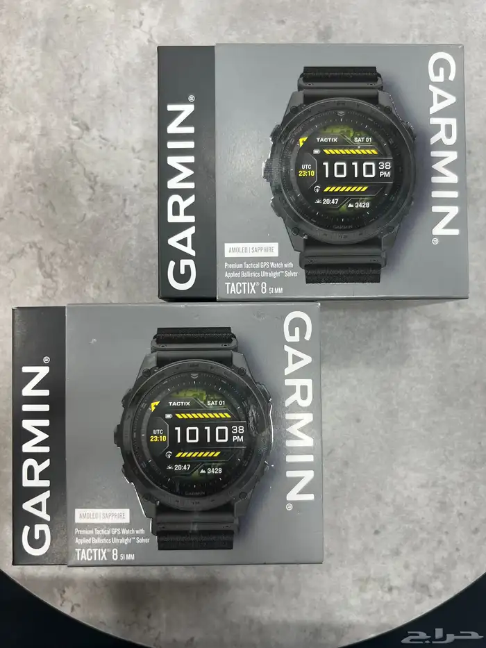 ساعة Garmin Tactix 8 AMOLED 51mm تاكتيكس 8 3