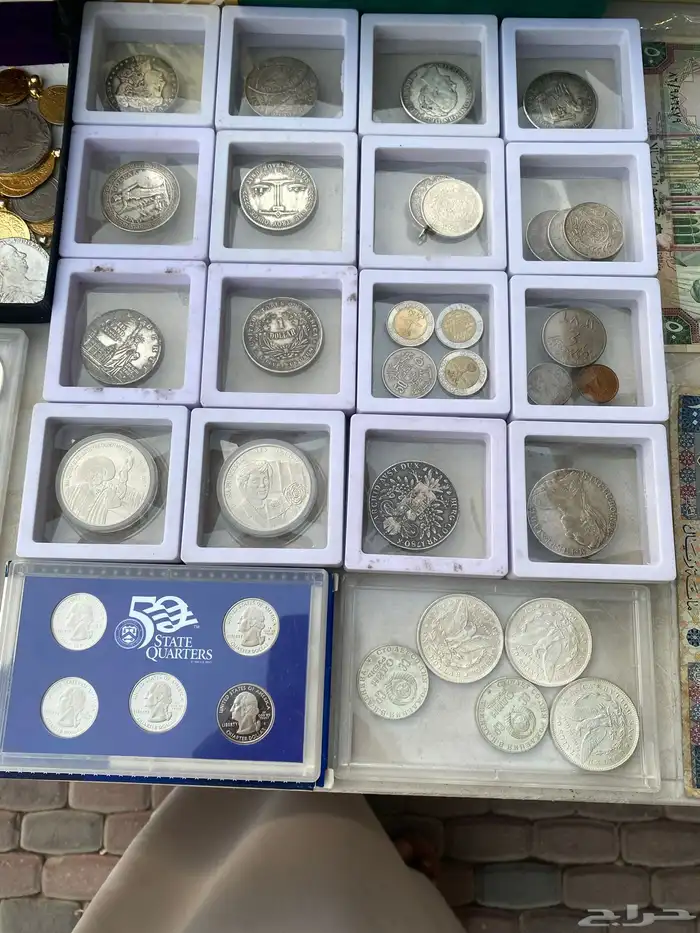 عملات سعودية نادره ومميزة وفيه اجنبية 2