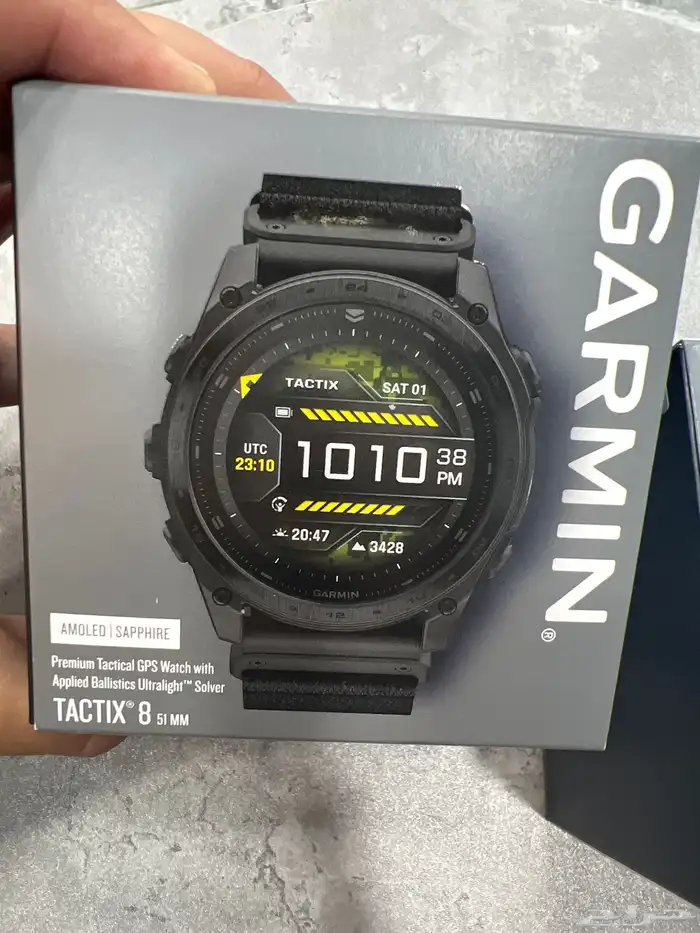 ساعة Garmin Tactix 8 AMOLED 51mm تاكتيكس 8 1