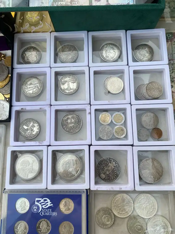 عملات سعودية نادره ومميزة وفيه اجنبية 20