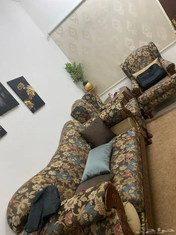 بيع كنب منجد جديد محتاجه ابيعو 5