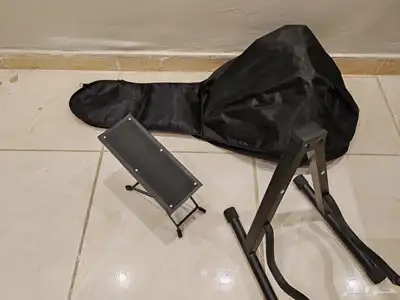 شنطة عود موسيقى جديدة واستاند للعود واستاند الرجل للبيع 1