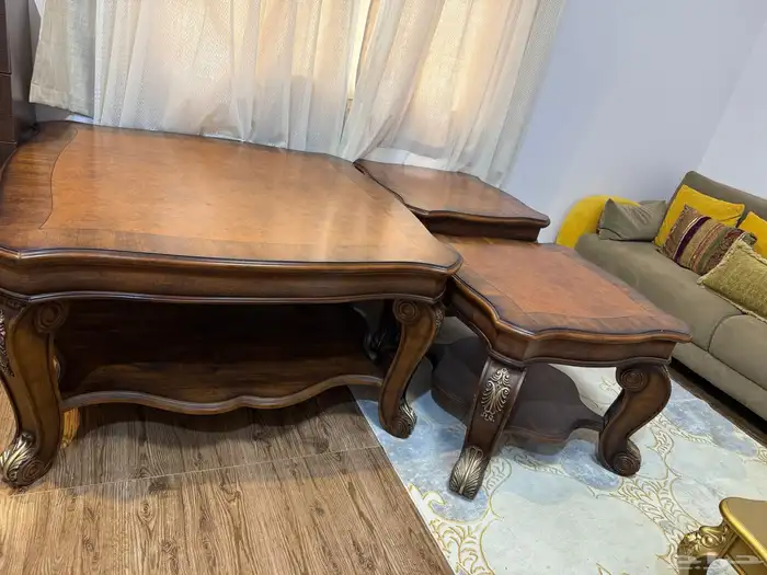 طقم طاولات خشب جودة ممتازة 1