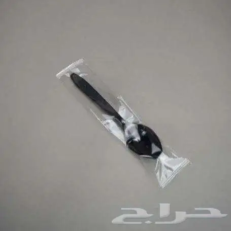 (طقم ملقعة وسكين و شوكة) ملعقة - شوكة مغلفة بلاستيك 2