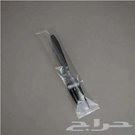 (طقم ملقعة وسكين و شوكة) ملعقة - شوكة مغلفة بلاستيك 3
