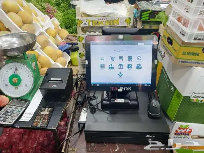 جهاز كاشير للمطاعم والتموينات وجميع الانشطة 0