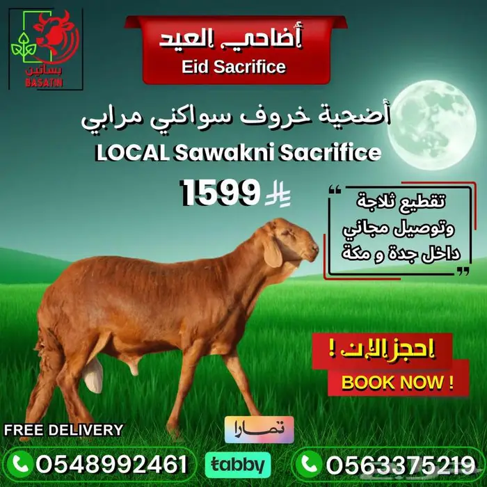 أضحية العيد تقطيع ثلاجة مجانا وقسطها بسعر الكاش - جدة - مكة 0