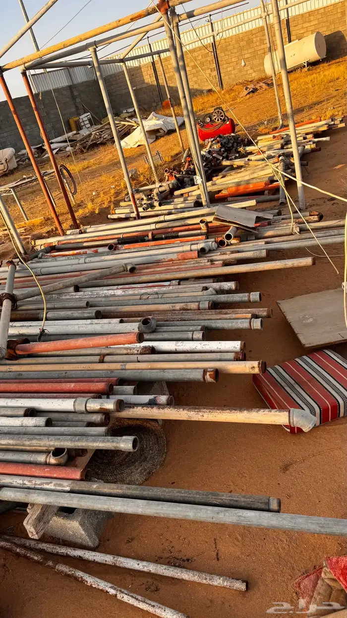 مواصير سباكة حديد 2 بوصه و 1 بوصه 3