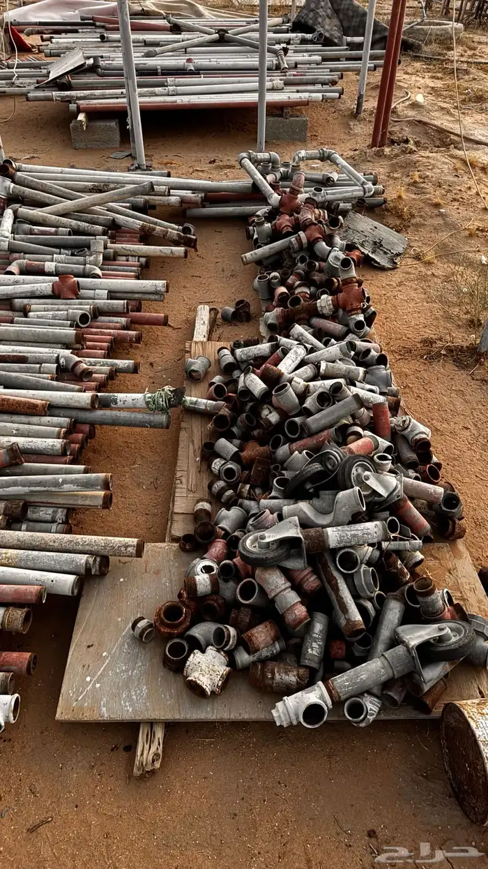 مواصير سباكة حديد 2 بوصه و 1 بوصه 1